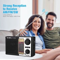 Solar Radio Portable FM/AM SW Digital Bluetooth Speaker MP3 Player Rechargeable