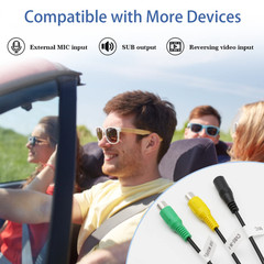 20 Pin Car Radio RCA Harness Adapter Plugs for Most Android Car Stereo Radio