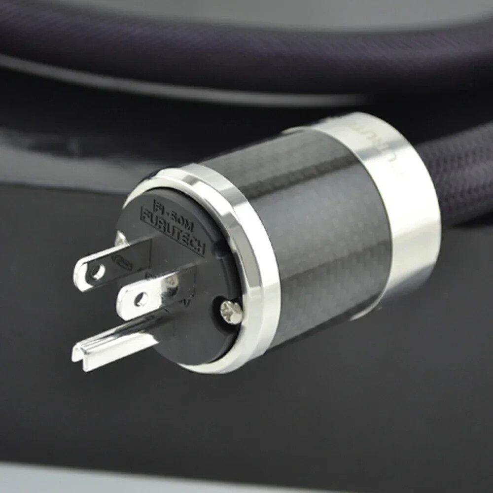 Carbon Fiber Fever Power Cable AC Power Wire, For PS-950 Alpha-OCC Conductor New