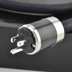 Carbon Fiber Fever Power Cable AC Power Wire, For PS-950 Alpha-OCC Conductor New
