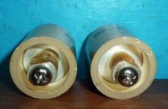 2 ITT Jennings J1HT-57 Doorknob Capacitors 100pf@15kV N750