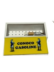 Conoco Gas Service Station Lighted Backlit Wall Sign Retro Style NEW Custom 11X5