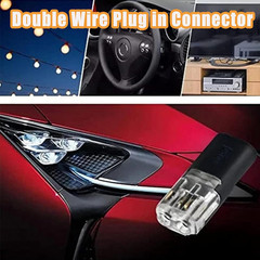 2 Pin Waterproof Electrical Connector Car Automotive Wire Plug Terminal LOT
