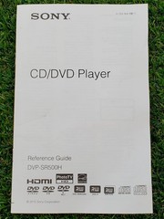 Sony – DVP-SR500H – CD/DVD – HDMI Upscaling DVD Player With Remote & Manual