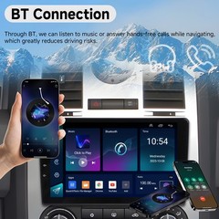 For Chrysler 300C 2004-2007 Android 15 Carplay Car Stereo Radio GPS Navi WIFI BT