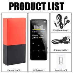 MP4 MP3 Player Bluetooth Lossless Music FM Radio Recorder Sport Support 128GB US