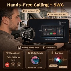 4GB RAM+64GB ROM Car Radio for Dodge Ram 1500 2500 2013-2018: 9 Inches, Black