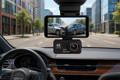 Dash Cam 4K Front & Rear Dash Camera w/ GPS WiFi | 64GB Included