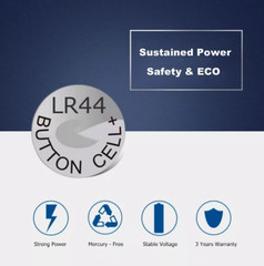 Baterias de Pila Alcalina LR44 1.5V para Reloj Calculadoras Equipos Inofrmaticos