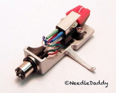 Silver Headshell Cartridge & Stylus For DJ Turntable Numark Ion Stanton Technics