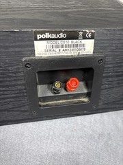 Polk Audio CS10 Black Center Channel Speaker Home Theater Stereo