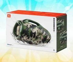 New JBL Boombox 4 Portable Waterproof Bluetooth Speaker with AI Sound Boost Camo