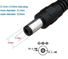 3-Pack 6Ft USB 2.0 Type a Male to DC 5.5 X 2.1Mm DC 5V Power Barrel Plug Connect