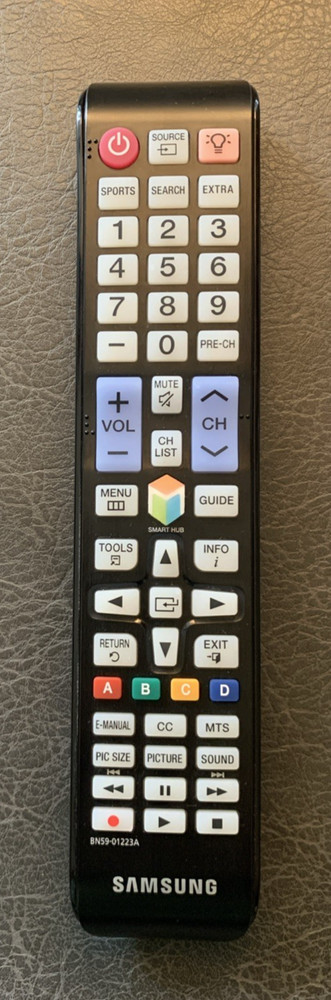 Samsung BN59-01223A Remote Control. Used, Pro Cleaned and Tested
