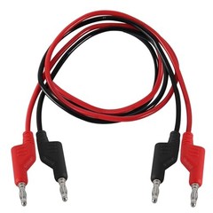 Banana to Banana Plug Test Leads Stackable 4MM Banana Plug Test Cables, 2PCS