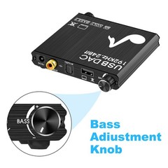Aluminium Alloy 24-Bit 192 kHz Optical Digital To Analog Audio Converter Host