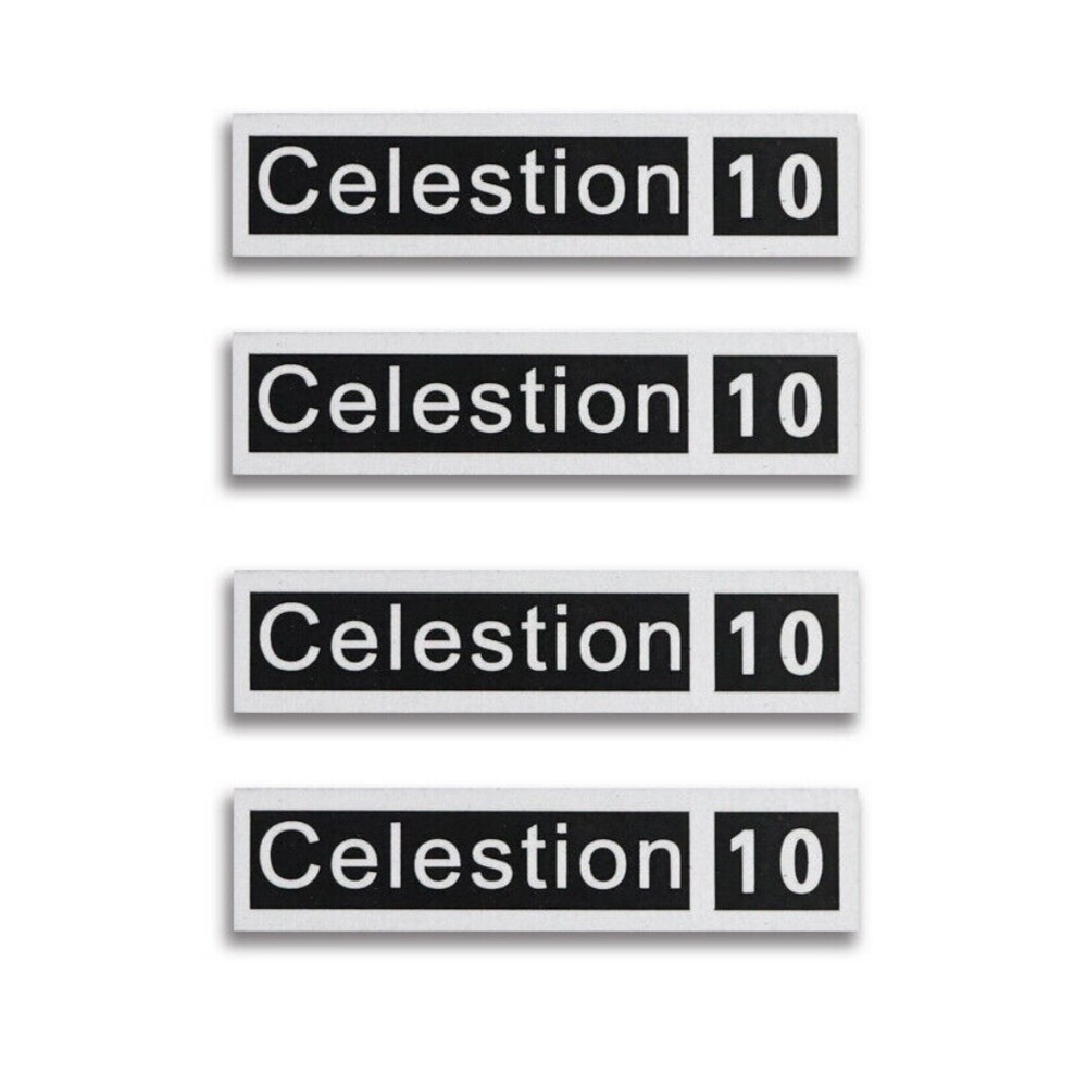 Celestion 10 Speaker Grill Logo Badge Emblem Aluminum 40mm(1.57″)X9mm(0.35″)