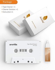Easy-to-Use Cassette Head Cleaner with Cleaning Solution for Crystal Clear Sound