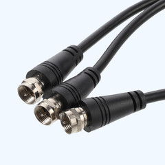 Coaxial Splitter, F-Type Rg6 Cable Splitter 3 Way Internet and TV 75Ohm Split…
