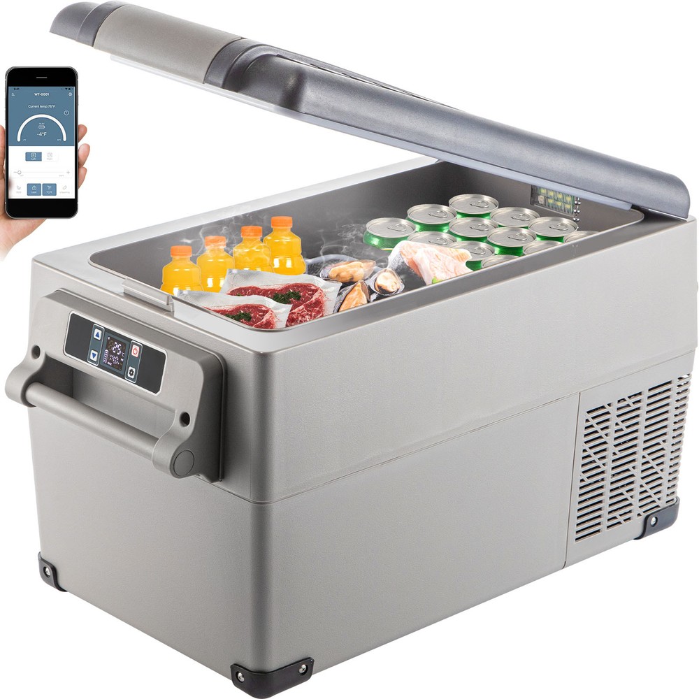 VEVOR 1.23Cuft Compressor Portable Small Refrigerator Cooler Freezer Home