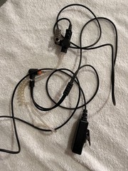 Lot of 3 Earpieces Headsets For Motorola SL300 TLK100 Radio 2 Tube 1 ARC Earhook