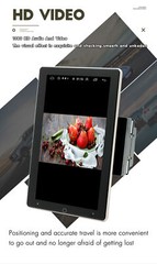 Double 2DIN Rotatable 10.1″ Android 13 Touch Screen Car Stereo Radio GPS WIFI BT