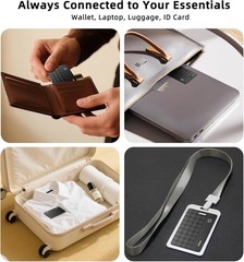 Wallet Tracker, MFi Certified for IOS, Ultra-Thin IP68 Anti-Loss Locator for iOS