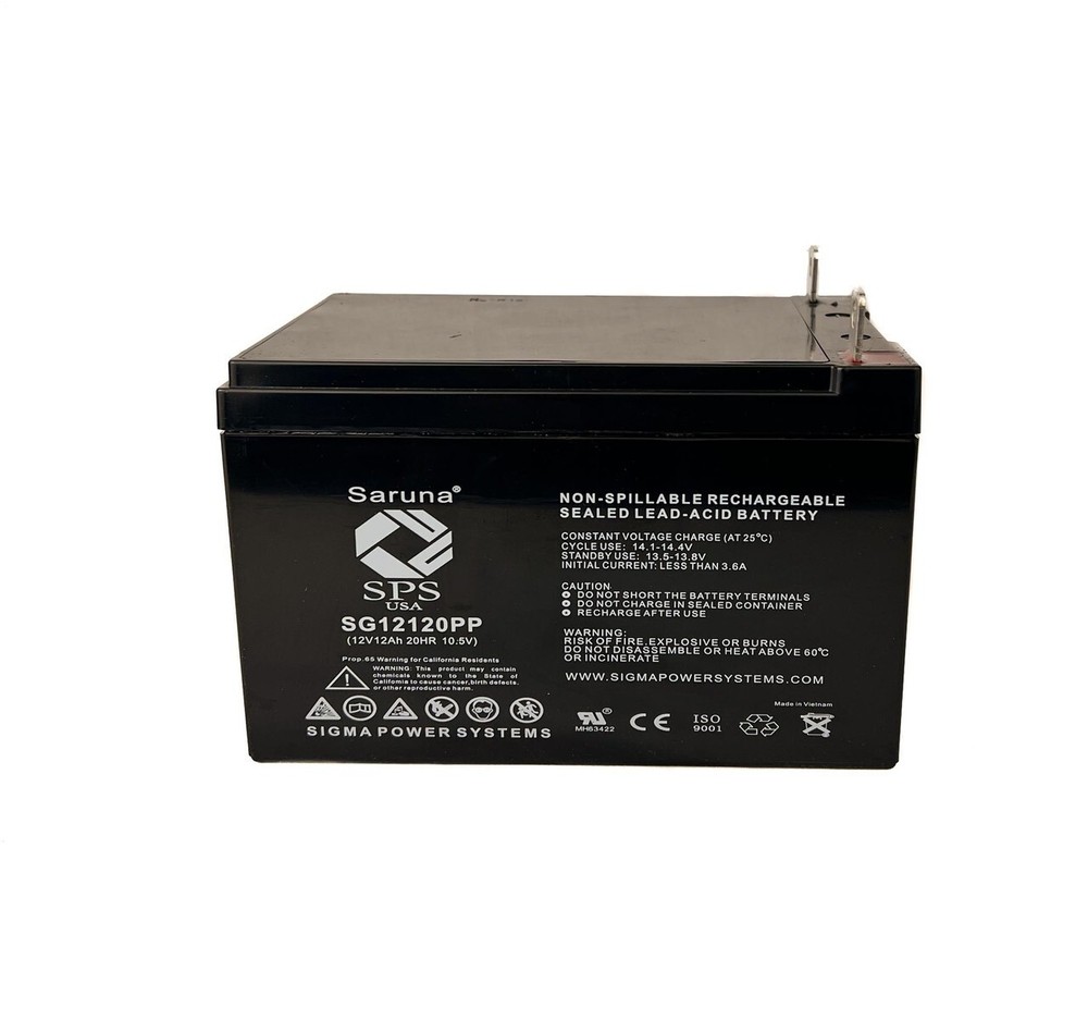 12V 12Ah for Schumacher SJ1427 6-in-1 Portable Power Station battery 1pk
