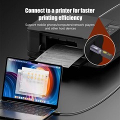 USB B Female to Type C 2.0 Adapter USB-B Micro Mini USB Male Converter Connector