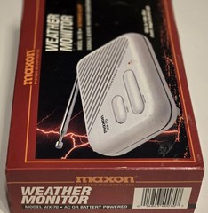 Maxon WX-70 Severe Weather Monitor AC or Battery Power OPEN BOX Automatic Alert