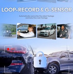 4K Dash Cam for Hyundai IONIQ 5 2025 (7-Vent) & 2024 IONIQ 5 N, 2160P 128GB Card