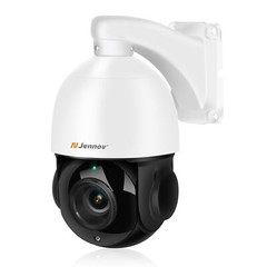 Jennov 4K 8MP 30X Zoom PoE Security Camera PTZ Auto Tracking Outdoor 2-Way Audio