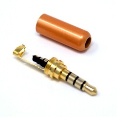 Lot 3.5mm (4 Pole) Male Repair headphone Jack Plug Metal Audio Soldering