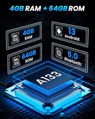 4G RAM+64G ROM Android 15 Radio for 2007-2013 Chevy 7 inch 4GB RAM + 64GB ROM