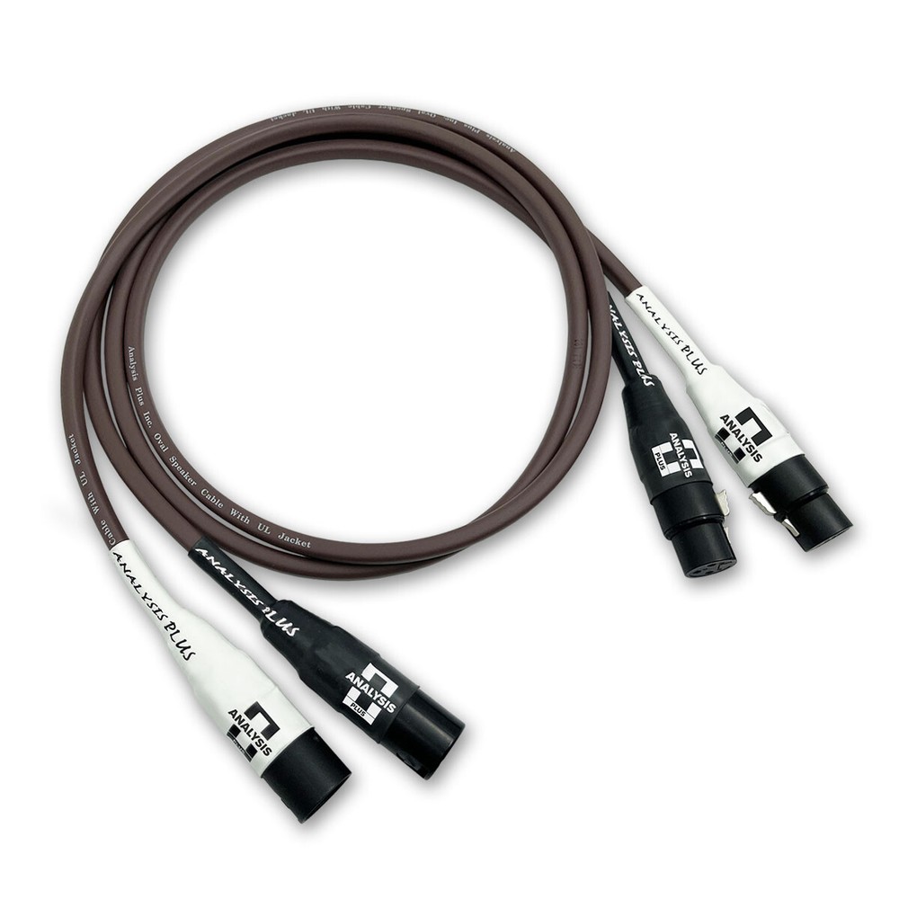 Analysis Chocolate Oval-In XLR interconnect pair 1.0M – New