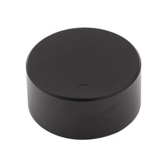 48*22mm Black High end Machined Solid Aluminum Pointer Knob Volume 2 set screw