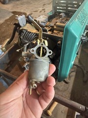 Vtg Onan K450 Generator Kh-1p osp63–2d Mcgraw Edison Part Repair Need Carburetor