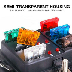 300Pcs Car Fuse Assortment Kit, 160 Mini Blade Fuses Automotive + 90 Standard Au