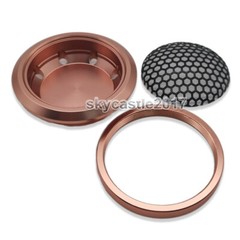 58mm 1.5″ inch Aluminum Tweeter Speaker Cover Metal Mesh Grill Decorative Circle