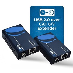 USB 2.0 Over Ethernet Extender Upto 330 Feet Power Over Cable, KVM