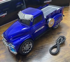 Solar Charging Chevy 3100 Pickup Truck Portable Bluetooth Speaker w/FM Radio BL