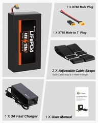 48v Lit/hium Lifepo4 Bi-ke 12Ah Battery Pack for 750W El/ec tric Motor 30A BMS