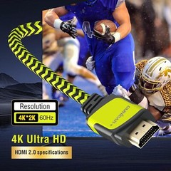 4K HDMI 2.0 Cable UHD Ultra HD High Speed 2160P HDR 60Hz 18Gbps Dolby HDCP HDTV