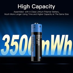 1.5V AA Rechargeable Batteries 3500mWh AA Lithium Batteries 8 Solt Charger LOT