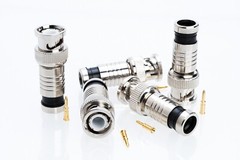BNC Compression Connector For RG59 / RG6 Coaxial Cable CCTV Multi-Pack LOT