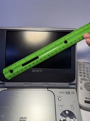 Sony DVP-FX700 Portable CD/DVD Player 7″ LCD Silver Bundle Remote Working