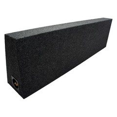 Dual 10″ Subwoofer Regular Standard Cab Truck Sub Box Enclosure Speaker Slim