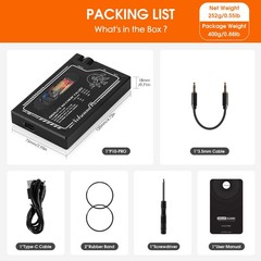 Mini Portable Headphone Amplifier HiFi Audio Direct Heated Tube Earphone Amp