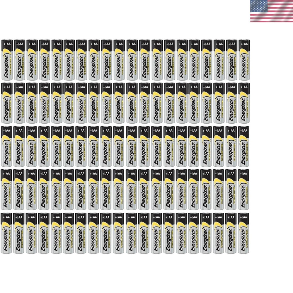 100 Count AA EN91 Alkaline 1.5V Batteries for Cameras & RC Vehicles – Fresh Pack