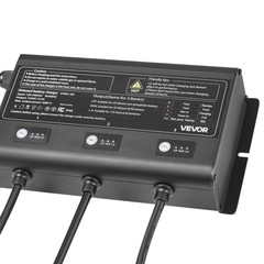 VEVOR 3-Bank 5A 12V Smart Marine Battery Charger Onboard IP68 Waterproof Boat RV